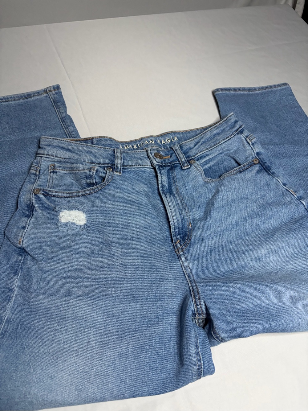 American Eagle Outfitters Light Blue Women's Mom Jean